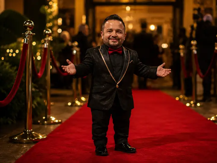 Performer su red carpet per evento privato